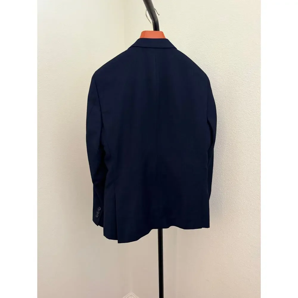 Giorgio Fiorelli 3 piece suit darky navy blue 40S euro slim